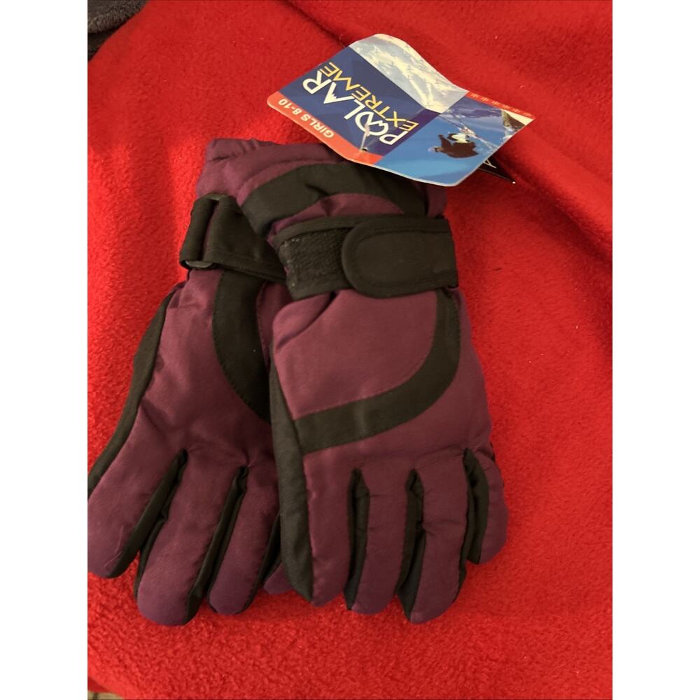 Girls Polar Extreme Thins are Insulation Gloves NWT Size 8-10 Purple